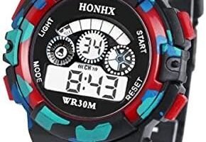 kid Electronic Outdoor Watches Sports Child/Boy’s Multifunction Waterproof Watch Kid’s Watch Girls Necklaces Ages 5-7