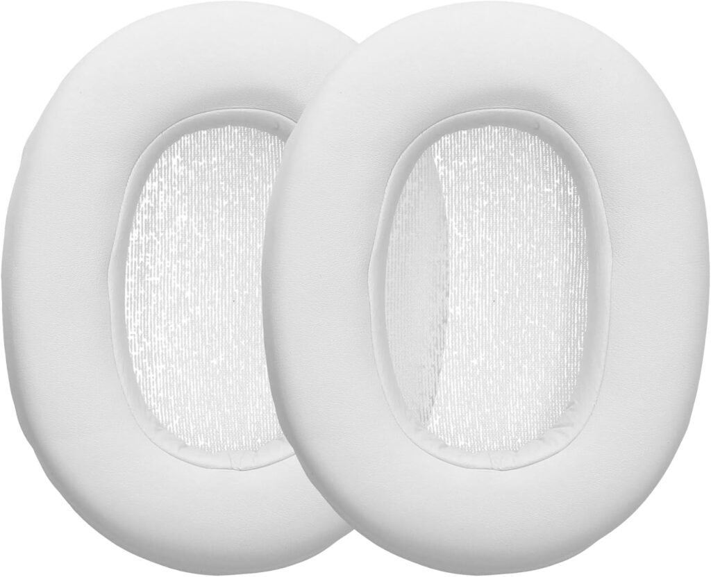 kwmobile Ear Pads Compatible with Sony ULT WEAR Earpads – 2x Replacement for Headphones – White