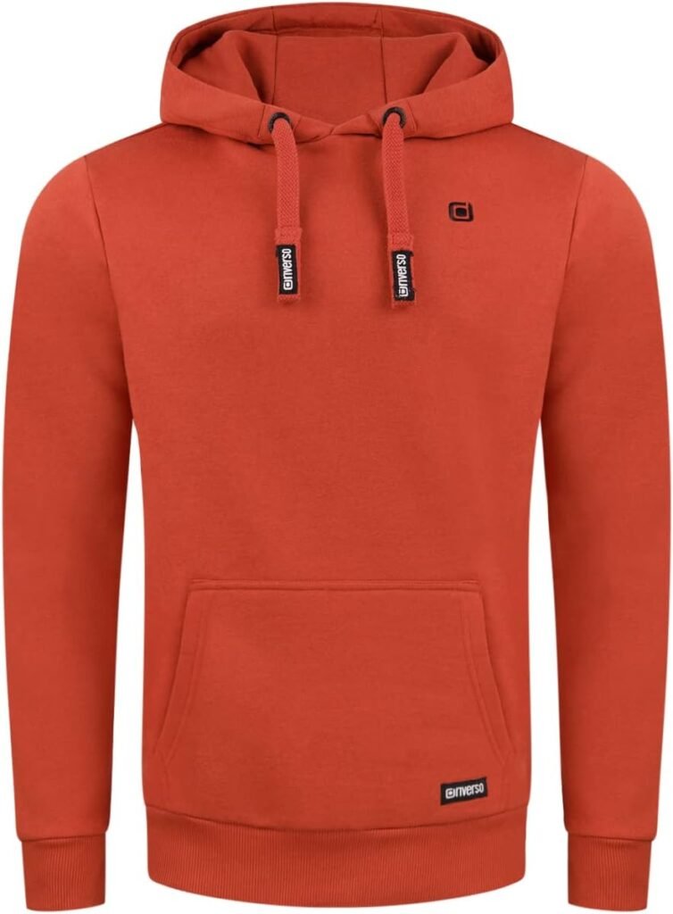 riverso Linus Men’s Hoodie Sweatshirt Sweatshirt with Hood, Kangaroo Pockets, Regular fit, Plain 80% Cotton, Grey, Brown, Green, red, Blue, Black, S, M, L, XL, 2XL, 3XL, 4XL, 5XL riverso Linus Men’s Hoodie Sweatshirt Sweatshirt with Hood, Kangaroo Pockets, Regular fit, Plain 80% Cotton, Grey, Brown, Green, red, Blue, Black, S, M, L, XL, 2XL, 3XL, 4XL, 5XL