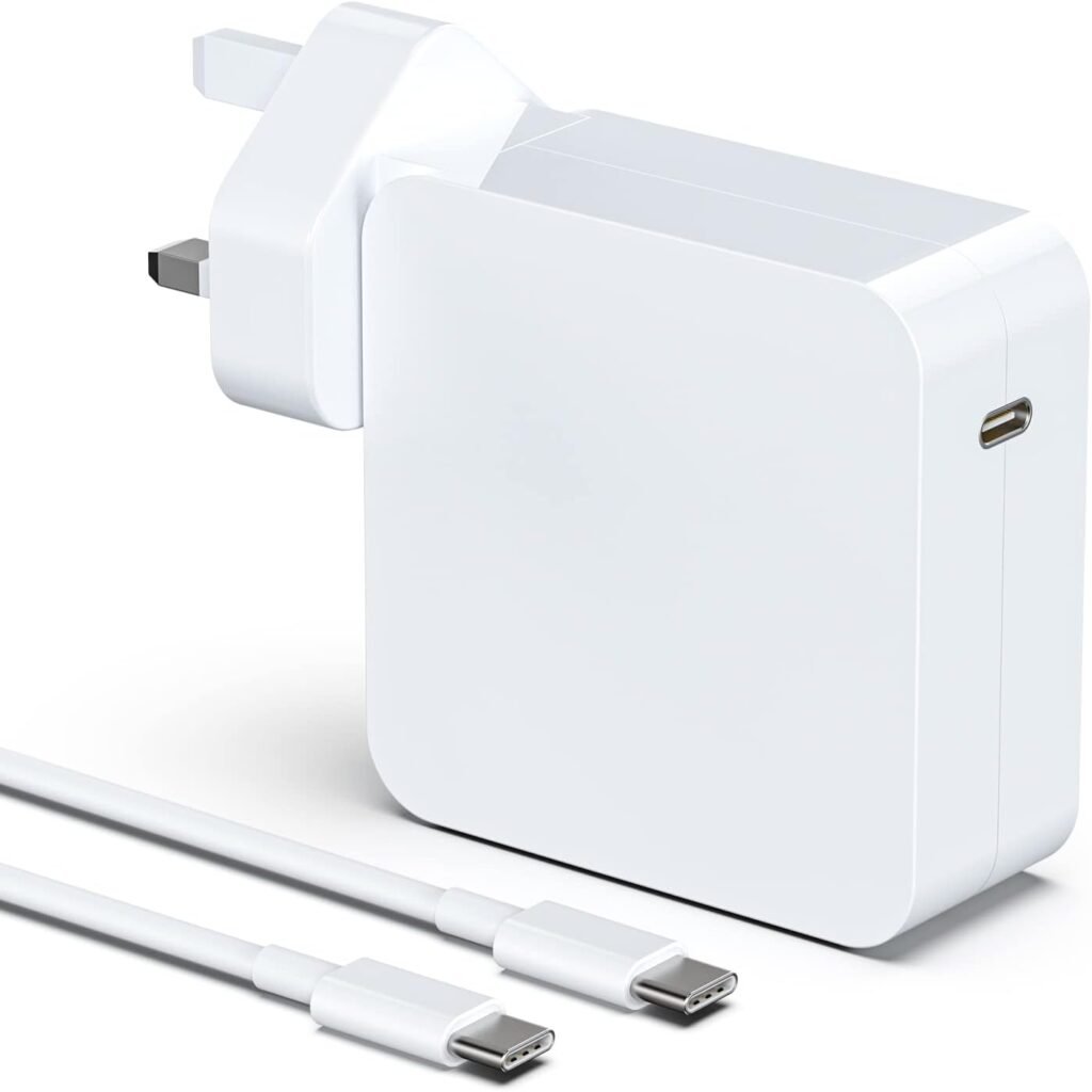 shefor – 61W MacBook Pro Charger, Apple Laptop Charger, USB-C Power Adapter with 6.5ft USB to USB C Cable and MacBook Charger Plug, For use as MacBook Air Charger, MacBook Pro Charger, iPad Pro shefor – 61W MacBook Pro Charger, Apple Laptop Charger, USB-C Power Adapter with 6.5ft USB to USB C Cable and MacBook Charger Plug, For use as MacBook Air Charger, MacBook Pro Charger, iPad Pro