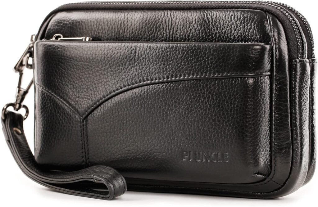 varbeder Mens Leather Clutch Organizer Wrist Bag Wallet with Credit Card Protector Slots varbeder Mens Leather Clutch Organizer Wrist Bag Wallet with Credit Card Protector Slots