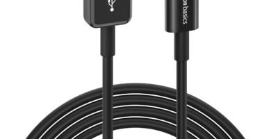 Amazon Basics USB-C to USB-A 2.0 Fast Charger Cable, 480Mbps Speed, USB-IF Certified, for Apple iPhone 15, iPad, Samsung Galaxy, Tablets, Laptops, 1.8 m, Black