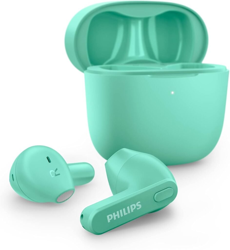 PHILIPS T2236 True Wireless Headphones with IPX4 Water Resistance and Super-Small USB-C Charging case