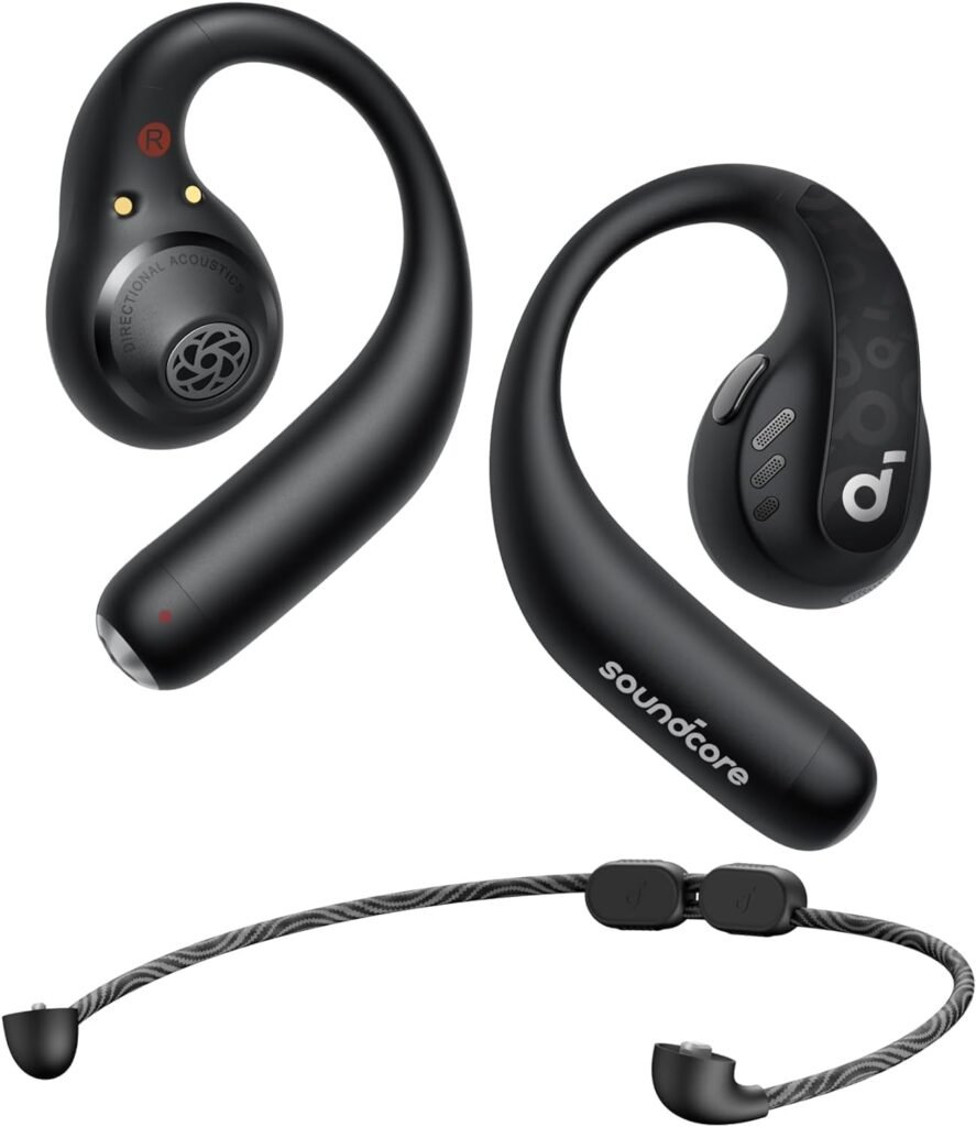 soundcore by Anker AeroFit Pro Open-Ear Headphones, Ultra Comfort, Secure Fit, Ergonomic Design, Rich Sound with LDAC, Bluetooth 5.3, IPX5 Water-Resistant, 46H Playtime, App Control (Renewed) soundcore by Anker AeroFit Pro Open-Ear Headphones, Ultra Comfort, Secure Fit, Ergonomic Design, Rich Sound with LDAC, Bluetooth 5.3, IPX5 Water-Resistant, 46H Playtime, App Control (Renewed)
