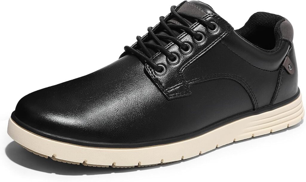 festooning Men’s Casual Dress Shoes Loafers for Men Casual Sneakers Shoes Lace Up Comfortable Oxfords Slip-on Shoes with Non-Slip Rubber Sole