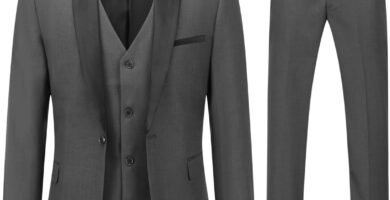 YOUTHUP Mens Suits Slim Fit 3 Piece Suit Shawl Lapel Wedding Dinner Tuxedo 1 Button Blazer Pants Vest YOUTHUP Mens Suits Slim Fit 3 Piece Suit Shawl Lapel Wedding Dinner Tuxedo 1 Button Blazer Pants Vest