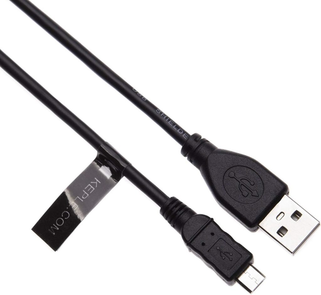 2 Meter Cable for Amazon Fire TV Stick Hi-Speed Micro USB Power Charging Lead Cord (2m | Black)
