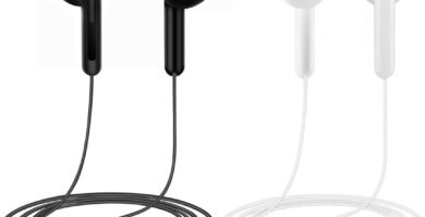 2 Pack Earphones, In-Ear Headphones Wired Earbuds, Noise Isolating Headset With Microphone, Compatible with Phone Pad Samsung HuaWei MP3 Players Smartphones and Laptops 2 Pack Earphones, In-Ear Headphones Wired Earbuds, Noise Isolating Headset With Microphone, Compatible with Phone Pad Samsung HuaWei MP3 Players Smartphones and Laptops
