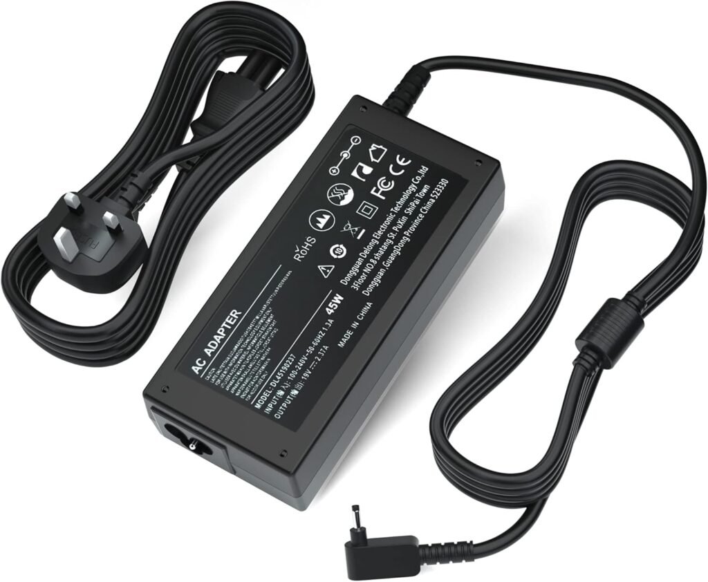 45W Laptop Charger for Acer Aspire A315-23 A315-35 A314-22 A315-58 n20c5 Chromebook 11 13 14 15 R11 R13 R14 CB3 CB5 CB3-532 CB3-431 C720 C731 N16P1 PA-1450-26 A13-045N2A Power Supply Cord 3.0mm*1.1mm 45W Laptop Charger for Acer Aspire A315-23 A315-35 A314-22 A315-58 n20c5 Chromebook 11 13 14 15 R11 R13 R14 CB3 CB5 CB3-532 CB3-431 C720 C731 N16P1 PA-1450-26 A13-045N2A Power Supply Cord 3.0mm*1.1mm