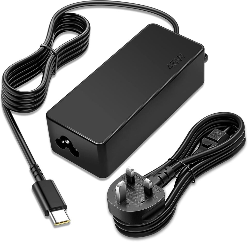 45W USB-C Chromebook Laptop Charger for Acer Chromebook, HP Chromebook,Dell, Lenovo, Samsung, Asus,Google,and More USB Type-C Laptop, Power Adapter 20V 2.25A