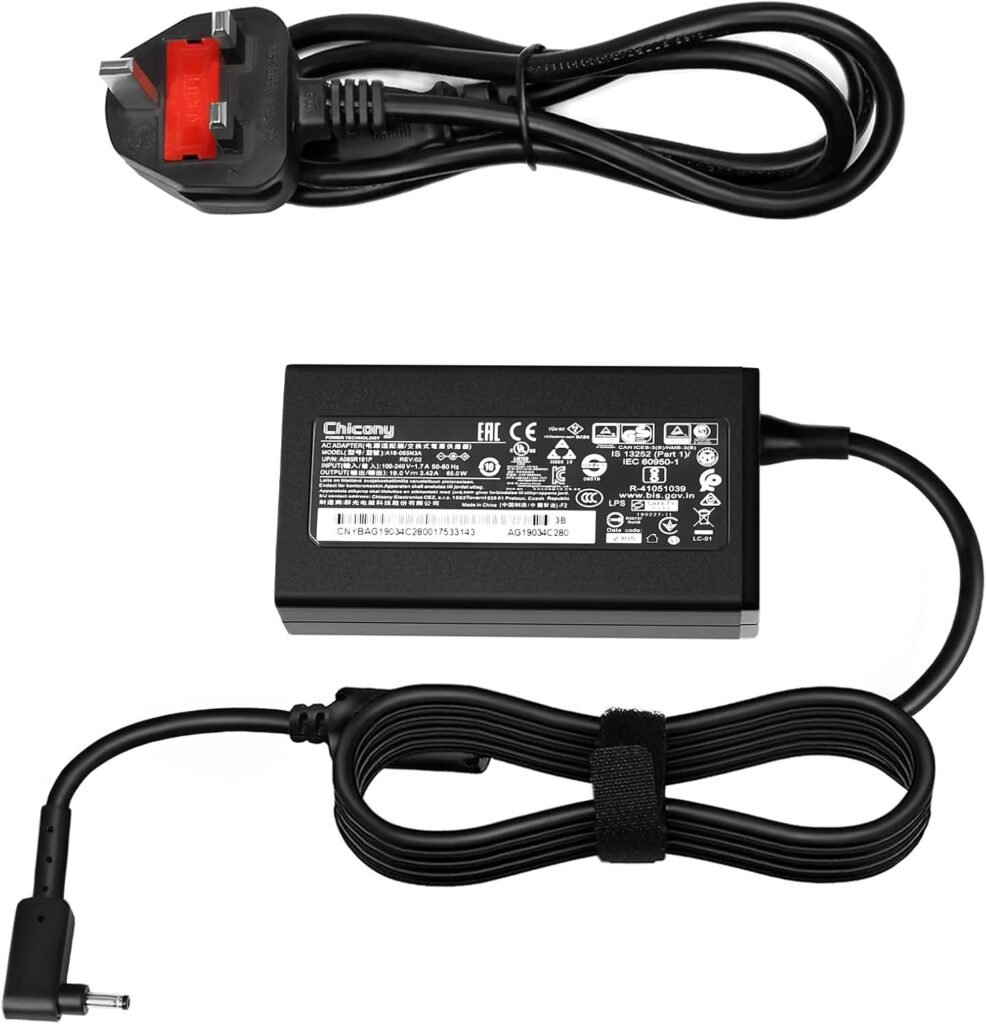 65W Laptop Charger for Acer Aspire 3 A315 Aspire 5 A514 Swift X SFX14-41G Vero AV15-51 Spin 1 Delta A18-065N3A Charger Power Supply 65W Laptop Charger for Acer Aspire 3 A315 Aspire 5 A514 Swift X SFX14-41G Vero AV15-51 Spin 1 Delta A18-065N3A Charger Power Supply