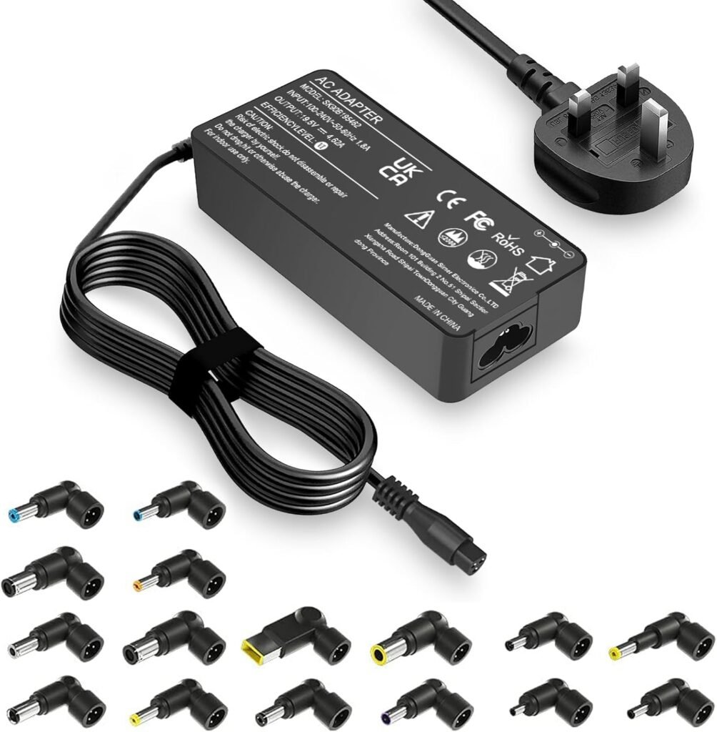 90W Universal Laptop Charger Power Adapter for Hp Dell Acer Asus Toshiba Lenovo IBM Samsung Sony Fujitsu Notebook Ultrabook Chromebook Power Supply Cord with 16 Tips 90W Universal Laptop Charger Power Adapter for Hp Dell Acer Asus Toshiba Lenovo IBM Samsung Sony Fujitsu Notebook Ultrabook Chromebook Power Supply Cord with 16 Tips