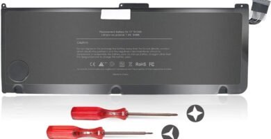 A1309 Laptop Battery Replacement for Apple MacBook Pro 17 Inch A1297 (only for Early-2009 Mid-2009 Mid-2010 Version) MC226/A MC226CH/A MC226J/A MC226LL/A MC226TA/A MC226ZP/A(7.3V 95Wh)