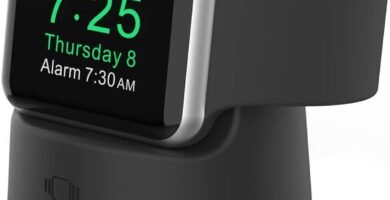 AHASTYLE iWatch Charger Stand Silicone Dock Holder for Apple Watch Ultra 2, Ultra, SE2, SE, Series 10 9 8 7 6 5 4 3 2 1 (49/46/45/44/42/41/40/38mm), Supports Nightstand Mode (Black) AHASTYLE iWatch Charger Stand Silicone Dock Holder for Apple Watch Ultra 2, Ultra, SE2, SE, Series 10 9 8 7 6 5 4 3 2 1 (49/46/45/44/42/41/40/38mm), Supports Nightstand Mode (Black)