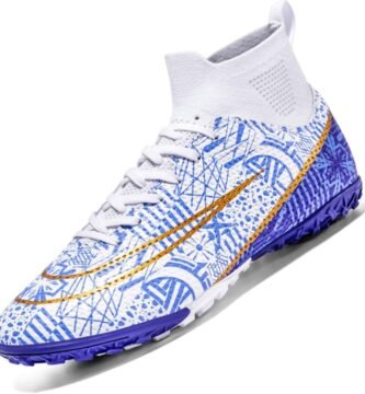 AMLCWZ Football Boots Men’s Spikes high top Football Shoes Outdoor Track and Field Competition Training Shoes Indoor Football Shoes Boys Teenagers Professional Kicking Competitive Sports Shoes Unisex AMLCWZ Football Boots Men’s Spikes high top Football Shoes Outdoor Track and Field Competition Training Shoes Indoor Football Shoes Boys Teenagers Professional Kicking Competitive Sports Shoes Unisex