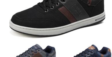 ARRIGO BELLO Casual Shoes Mens Trainers Walking Shoe Skate Athletic Formal Classic Sneakers Men Size 7-11UK