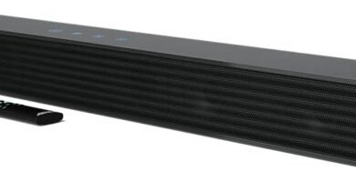 AZATOM Studio Wave 120W Soundbar with 3D Surround Sound, Wireless Bluetooth, LED Display, Touch Controls, and Remote – Wall & Table Mountable, Optical, AUX, USB Connectivity for Home Theatre & Gaming AZATOM Studio Wave 120W Soundbar with 3D Surround Sound, Wireless Bluetooth, LED Display, Touch Controls, and Remote – Wall & Table Mountable, Optical, AUX, USB Connectivity for Home Theatre & Gaming