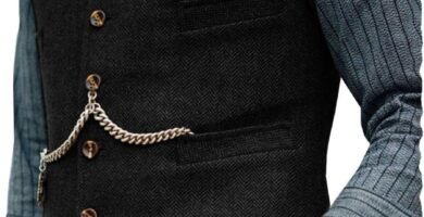 AeoTeokey Classic Mens Wool Tweed Suit Vest Casual Sleeveless Jacket Herringbone Waistcoat for Tuxedos AeoTeokey Classic Mens Wool Tweed Suit Vest Casual Sleeveless Jacket Herringbone Waistcoat for Tuxedos