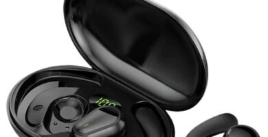 Ai Translator Earbuds – Language Translator Earbuds | 144 Languages Translation Earbuds | Translation Headphones | Open-Ear Headphones | Wireless Real Time Language Translator for Travel Business Ai Translator Earbuds – Language Translator Earbuds | 144 Languages Translation Earbuds | Translation Headphones | Open-Ear Headphones | Wireless Real Time Language Translator for Travel Business