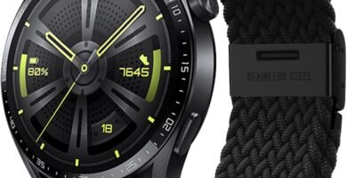 AidorMax Watch Straps – Quick Release Elastic Braided Watch Bands 22mm, Soft Breathable Nylon Replacement Strap with Adjustable Buckle for Smartwatches and Wristwatches Men Women (Black) AidorMax Watch Straps – Quick Release Elastic Braided Watch Bands 22mm, Soft Breathable Nylon Replacement Strap with Adjustable Buckle for Smartwatches and Wristwatches Men Women (Black)