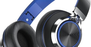 Ailihen C8 Headphones Wired with Microphone Foldable and Adjustable On-Ear Headsets Volume Control HD Stereo Sound 3.5mm Jack for Chromebook, Laptop, Smartphone, Study, Office, Travel (Black/Blue) Ailihen C8 Headphones Wired with Microphone Foldable and Adjustable On-Ear Headsets Volume Control HD Stereo Sound 3.5mm Jack for Chromebook, Laptop, Smartphone, Study, Office, Travel (Black/Blue)