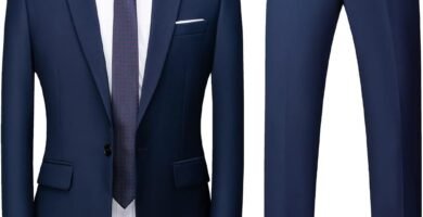 Allthemen Mens Suits 2 Piece Regular Fit Wedding Dress Suit One Button Business Suit Allthemen Mens Suits 2 Piece Regular Fit Wedding Dress Suit One Button Business Suit