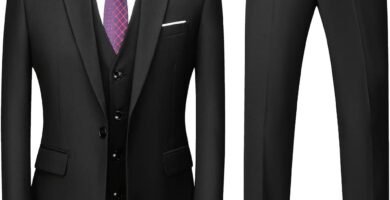 Allthemen Mens Suits 3 Piece Regular Fit Wedding Formal Dress Suit One Button Business Suit Allthemen Mens Suits 3 Piece Regular Fit Wedding Formal Dress Suit One Button Business Suit