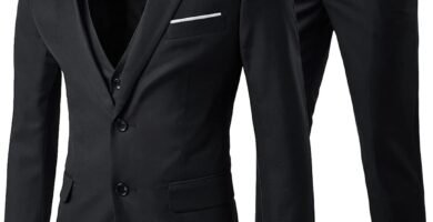 Allthemen Mens Suits 3 Piece Regular Slim Fit Wedding Tuexedo Suit for Men Business Casual Wedding Suits Jacket Blazer Waistcoat Trousers Allthemen Mens Suits 3 Piece Regular Slim Fit Wedding Tuexedo Suit for Men Business Casual Wedding Suits Jacket Blazer Waistcoat Trousers