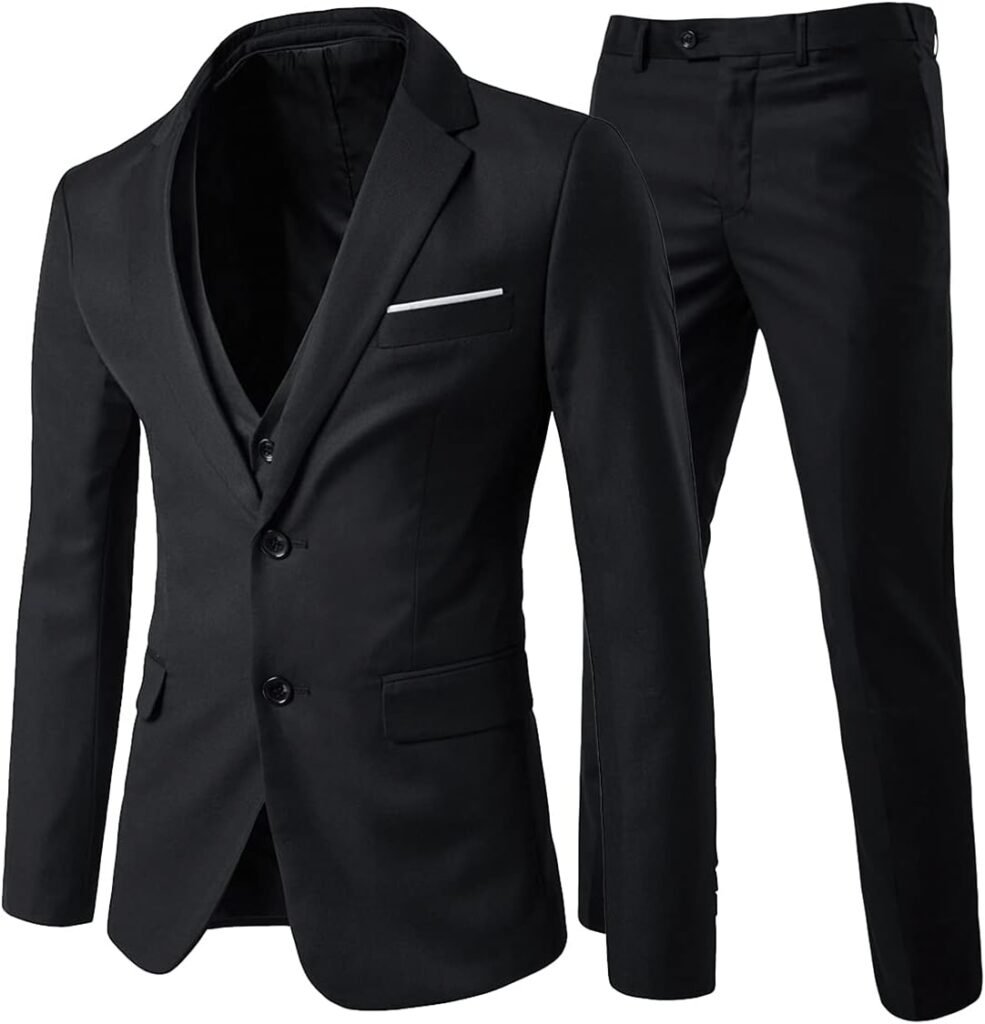 Allthemen Mens Suits 3 Piece Regular Slim Fit Wedding Tuexedo Suit for Men Business Casual Wedding Suits Jacket Blazer Waistcoat Trousers Allthemen Mens Suits 3 Piece Regular Slim Fit Wedding Tuexedo Suit for Men Business Casual Wedding Suits Jacket Blazer Waistcoat Trousers