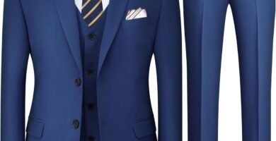 Allthemen Mens Suits 3 Piece Stretch 2 Button Suits Business Slim Fit Suits Classic Solid Color Suit Blazer Waistcoat Trousers Allthemen Mens Suits 3 Piece Stretch 2 Button Suits Business Slim Fit Suits Classic Solid Color Suit Blazer Waistcoat Trousers