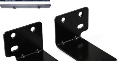 Alyphyly Universal Wall Mount with Hardware Kit Sound Bar Mounts Mounting Bracket Compatible Most of Soundbars Home Theater System Wall Mount Brackets-Black Alyphyly Universal Wall Mount with Hardware Kit Sound Bar Mounts Mounting Bracket Compatible Most of Soundbars Home Theater System Wall Mount Brackets-Black