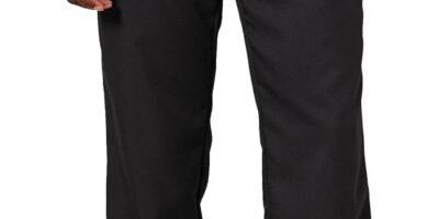 Amazon Essentials Men’s Classic-Fit Expandable-Waist Flat-Front Dress Trouser Amazon Essentials Men’s Classic-Fit Expandable-Waist Flat-Front Dress Trouser
