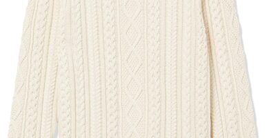 Amazon Essentials Men’s Long-Sleeve 100% Cotton Fisherman Cable Crewneck Jumper Amazon Essentials Men’s Long-Sleeve 100% Cotton Fisherman Cable Crewneck Jumper