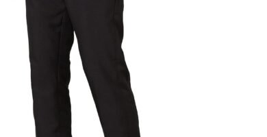 Amazon Essentials Men’s Slim-Fit Flat-Front Dress Trouser Amazon Essentials Men’s Slim-Fit Flat-Front Dress Trouser