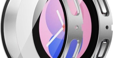 Amizee 2 Pack Screen Protector Case Compatible with Samsung Galaxy Watch 5/Galaxy Watch 4 Case 40mm, with Built-in Screen Protector Hard PC Ultra Thin Anti-Scratch Protective Cover (Silver/Clear) Amizee 2 Pack Screen Protector Case Compatible with Samsung Galaxy Watch 5/Galaxy Watch 4 Case 40mm, with Built-in Screen Protector Hard PC Ultra Thin Anti-Scratch Protective Cover (Silver/Clear)