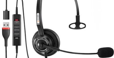 Arama USB Headset with Microphone Noise Cancelling, Laptop Headset with Microphone, PC Headphone for Computer UC SoftPhone Skype Webinar Office Teams Meeting Business Call Centre School Online Class Arama USB Headset with Microphone Noise Cancelling, Laptop Headset with Microphone, PC Headphone for Computer UC SoftPhone Skype Webinar Office Teams Meeting Business Call Centre School Online Class