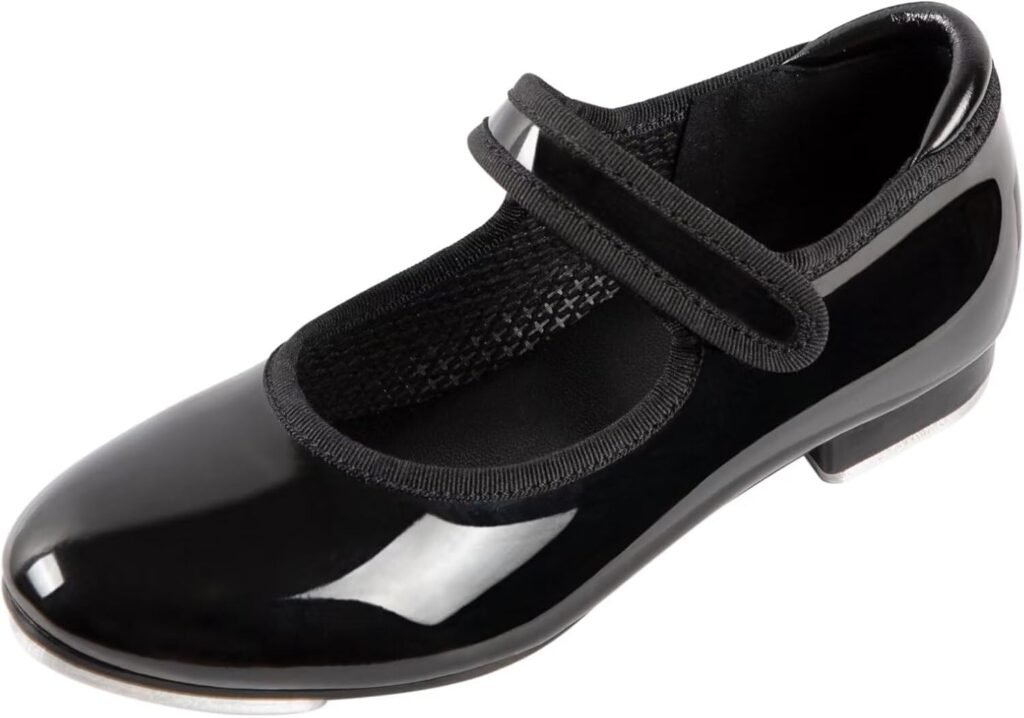 Asyusyu Tap Shoes Girls Easy Strap Tap Dance Shoes for Kids/Toddler