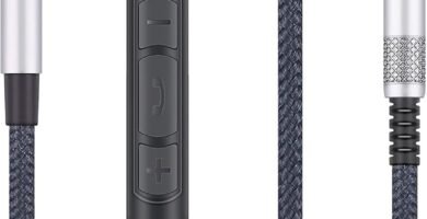 Audio Replacement Cable Compatible with Bose QC25, QC35, QC35II, QuietComfort 25 35 Headphones, Audio Cord Compatible with Samsung Galaxy Huawei Android with in-Line Mic Remote Volume Control Audio Replacement Cable Compatible with Bose QC25, QC35, QC35II, QuietComfort 25 35 Headphones, Audio Cord Compatible with Samsung Galaxy Huawei Android with in-Line Mic Remote Volume Control
