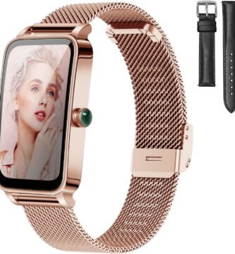BOCLOUD Smart Watch, Smart Watches for Women Men, iPhone Android Smart Watch with Blood Oxygen/Heart Rate/Sleep Monitor, IP68 Waterproof Fitness Tracker with 12 Workout Modes