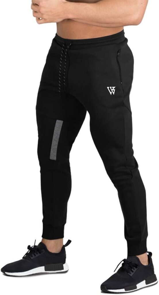 BROKIG Mens Vertex Gym Joggers Sweatpants Tracksuit Jogging Bottoms Running Trousers with Pockets BROKIG Mens Vertex Gym Joggers Sweatpants Tracksuit Jogging Bottoms Running Trousers with Pockets