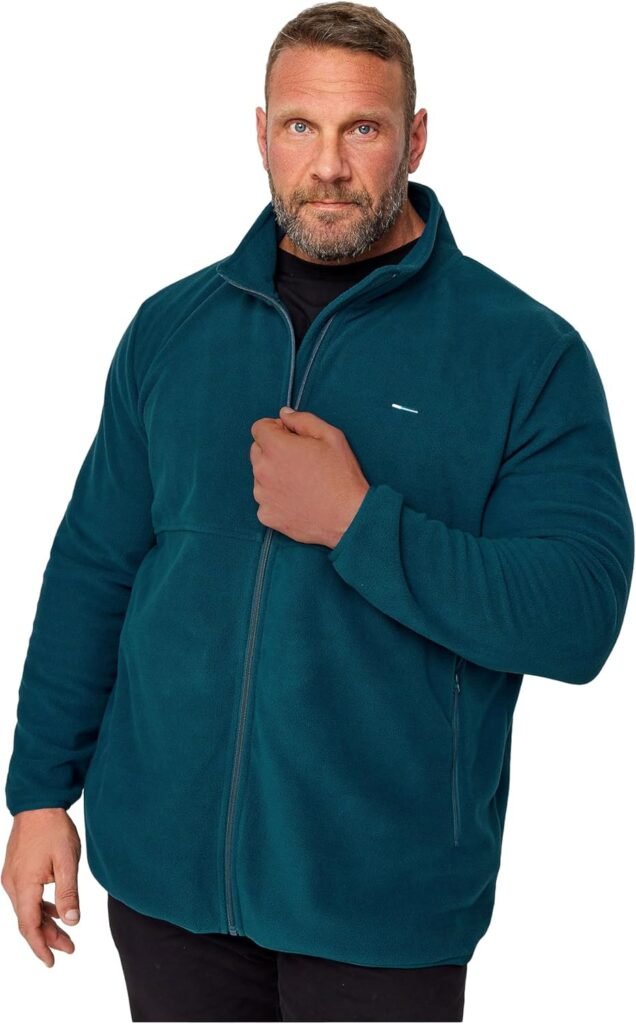 BadRhino Big & Tall Navy Essential Zip Through Fleece – Men’s – Plus Size Curve BadRhino Big & Tall Navy Essential Zip Through Fleece – Men’s – Plus Size Curve
