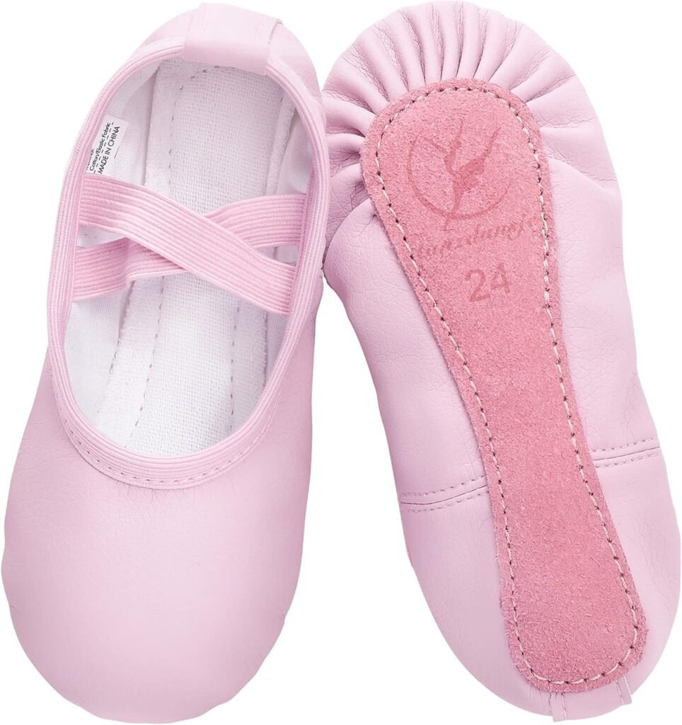 Ballet Shoes for Girls Leather Ballet Dance Slipper Full Leather Sole Ballet Flats for Kids Toddler Child Women Adults Ballet Shoes for Girls Leather Ballet Dance Slipper Full Leather Sole Ballet Flats for Kids Toddler Child Women Adults