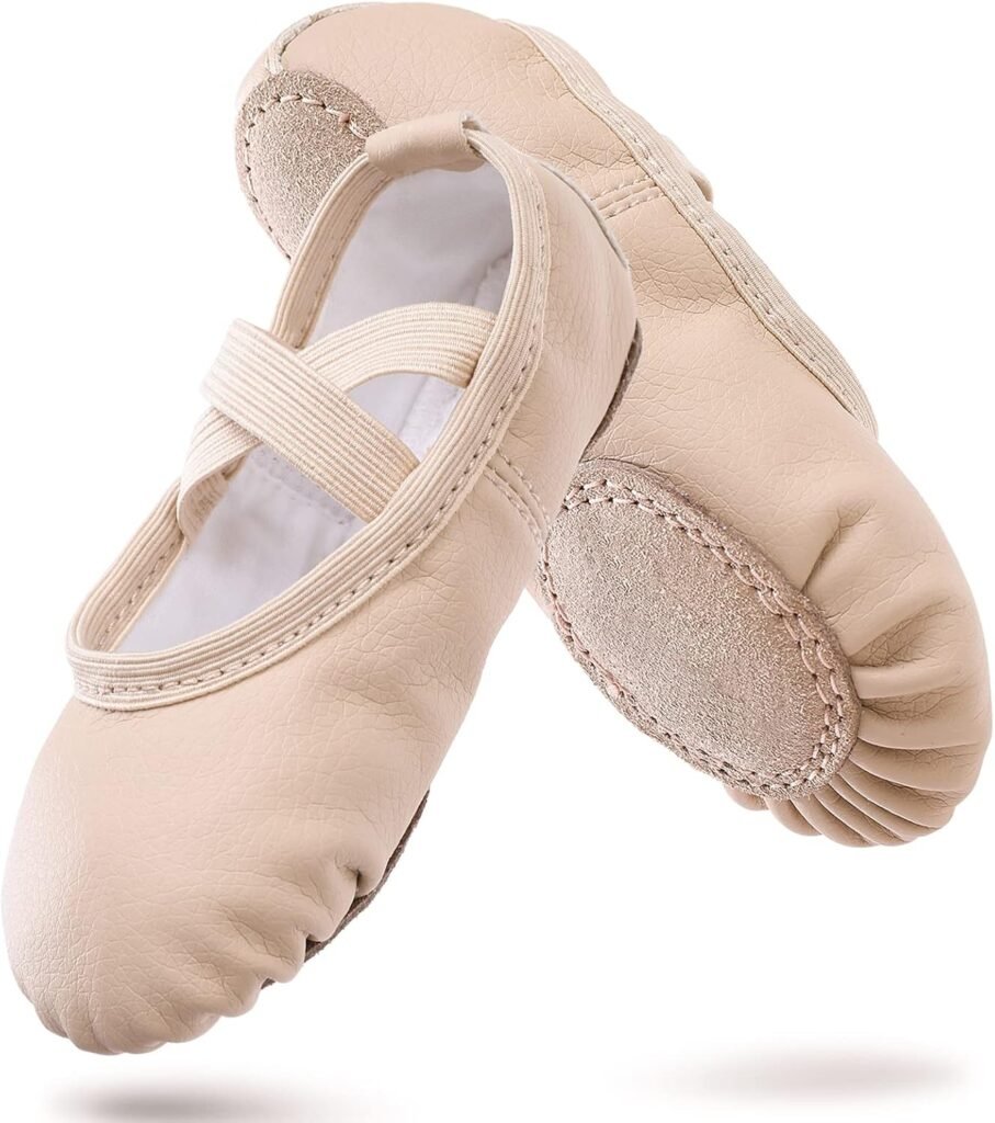 Ballet Shoes for Girls Split Sole Dance Flats Leather Ballet Slippers Dance Shoes for Kids Toddlers Women Adults Ballet Shoes for Girls Split Sole Dance Flats Leather Ballet Slippers Dance Shoes for Kids Toddlers Women Adults