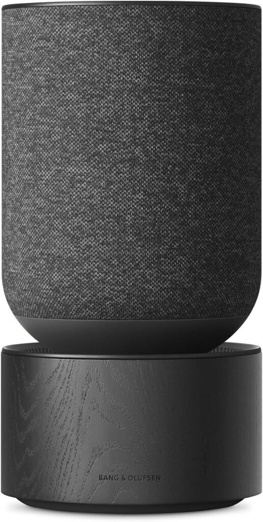 Bang & Olufsen Beosound Balance – Powerful WiFi and Bluetooth Home Speaker with 360 Degree Premium Sound, Design Awards Winner – Black Oak