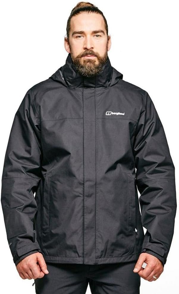 Berghaus Men’s RG Alpha 3-in-1 Waterproof Jacket with Removable Fleece | Extra Comfort | Lightweight Coat
