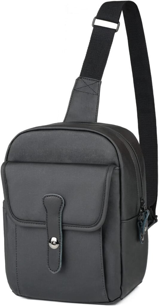 Besnfoto Camera Bag Small DSLR Sling Bag Backpack for Photographer Waterproof Canvas Camera Shoulder Bag Purse Compact for Street Photography (Black) Besnfoto Camera Bag Small DSLR Sling Bag Backpack for Photographer Waterproof Canvas Camera Shoulder Bag Purse Compact for Street Photography (Black)