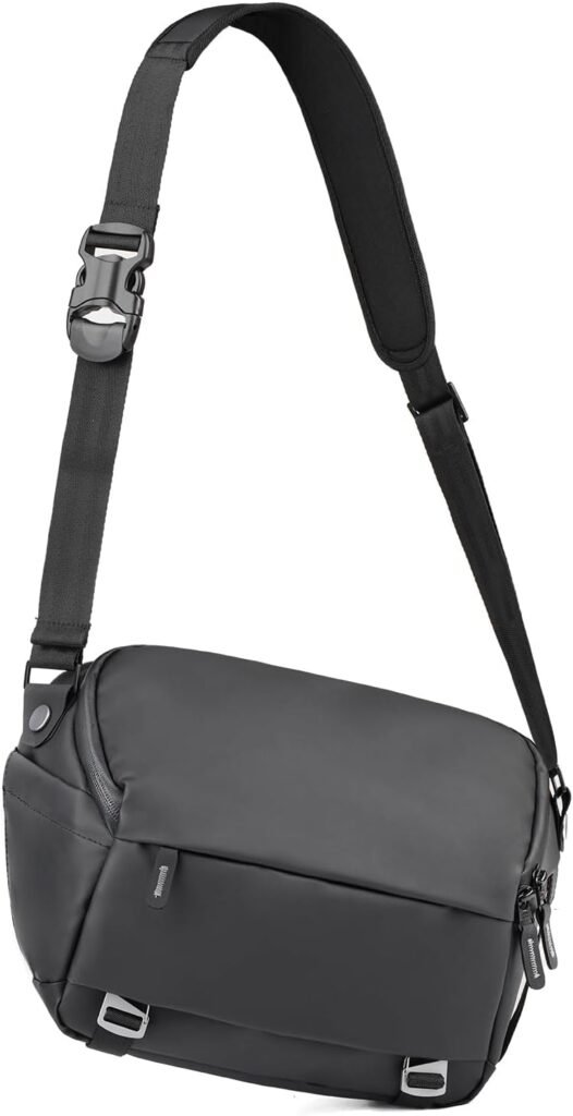 Besnfoto Camera Bag Waterproof Shoulder Sling Crossbody Messenger Bag for Photographer DSLR SLR Mirrorless Cameras 6 Liters Besnfoto Camera Bag Waterproof Shoulder Sling Crossbody Messenger Bag for Photographer DSLR SLR Mirrorless Cameras 6 Liters