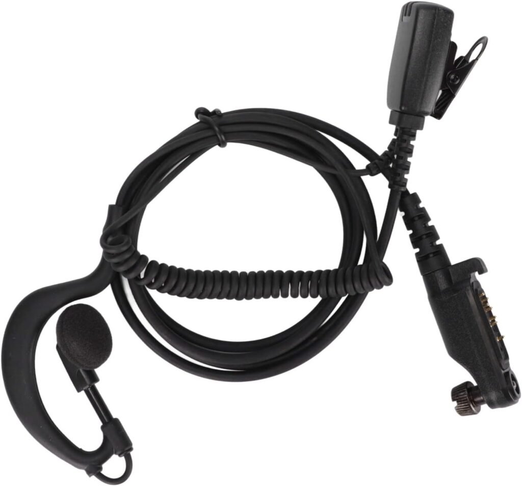 Bewinner 2 Way Radio Earphone, Walkie Talkies Earpieces for Hytera PD600 PD602 PD605 PD662 PD665 PD680 PD682 PD685 X1e X1p, Collar Clip PTT, Clear Sound Quality