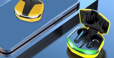 Bluetooth Wireless Headphones-Built-in Microphone, Noise Reduction and Low Delay Dual-Mode Stereo HD Call Earpiece for Driving/Business/Office/Game, in Ear Light-Weight Earbuds/2635 (Color : Yellow) Bluetooth Wireless Headphones-Built-in Microphone, Noise Reduction and Low Delay Dual-Mode Stereo HD Call Earpiece for Driving/Business/Office/Game, in Ear Light-Weight Earbuds/2635 (Color : Yellow)