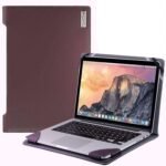 Broonel – Profile Series – Purple Leather Laptop Case Compatible With LG gram 14″ laptop | ultra-lightweight 14Z90R